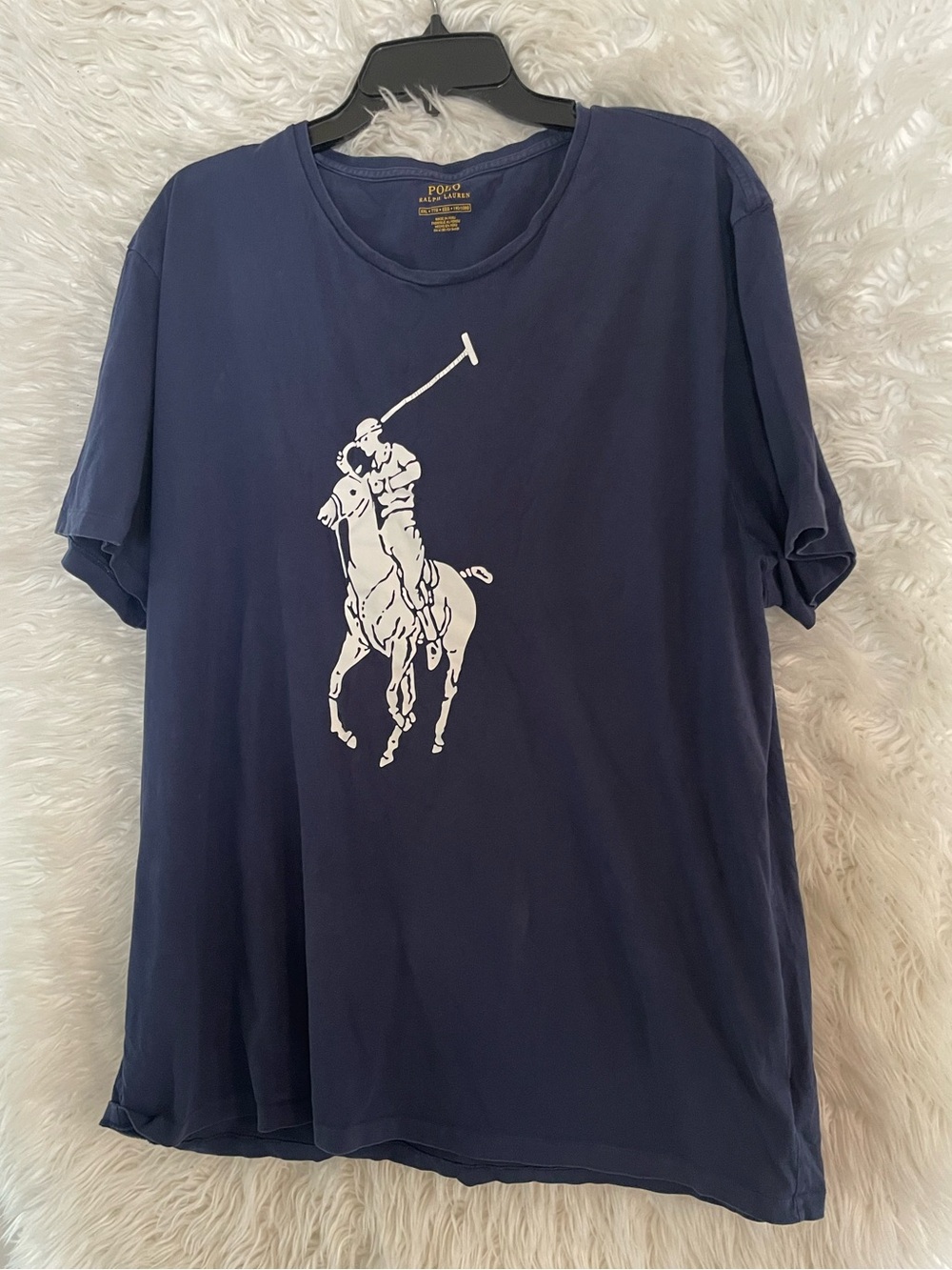 Polo Ralph Lauren Men’s Big Pony Short Sleeve Navy Blue T-Shirt. XXL